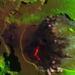 Fournaise satellite SPOT 5 - 27-08-2015